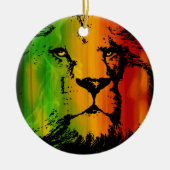 Rasta Lion Keramisch Ornament (Voorkant)