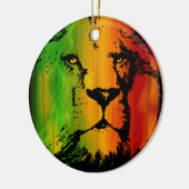 Rasta Lion Keramisch Ornament (Links)