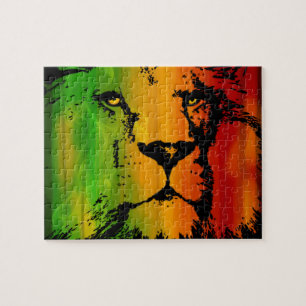 Rasta Lion Legpuzzel
