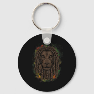 Rasta Lion met dreads - Show uw trots en uw Regga Sleutelhanger