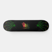 Rasta Lion Persoonlijk Skateboard (Horizontaal)