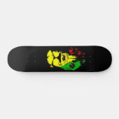 Rasta Lion Persoonlijk Skateboard (Horizontaal)