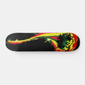 Rasta Lion Persoonlijk Skateboard (Horizontaal)