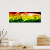 Rasta Lion Poster (Keuken)