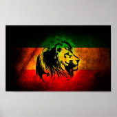 Rasta Lion Poster (Voorkant)