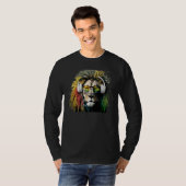 Rasta Lion Rastafari Reggae & Jamaica Vibes Headph T-shirt (Voorkant volledig)