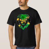 Rasta Lion, Rastafarian, Jamaicaanse vlag, Jamaica T-shirt (Voorkant)