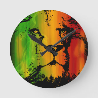 Rasta Lion Ronde Klok