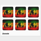 Rasta Lion sticker (Vel)