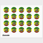 Rasta Lion sticker (Vel)