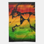 Rasta Lion Theedoek (Verticaal)