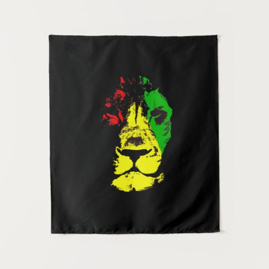 Rasta Lion Wandkleed (Voorkant)