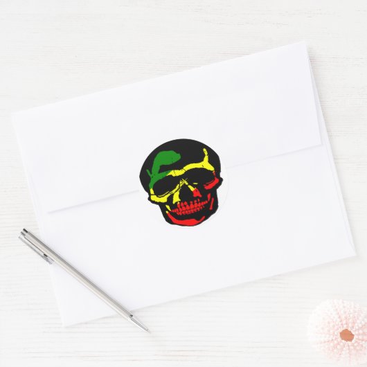 RASTA LOOCKY RONDE STICKER (Envelop)