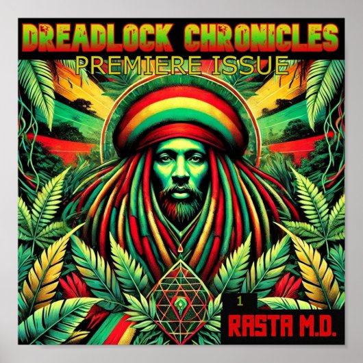Rasta M.D. DreadLock Chronicles Issue 1 cover Poster (Voorkant)