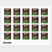 RASTA M.D. VERSE GUAVABLAJES VIERKANTE STICKER (Vel)