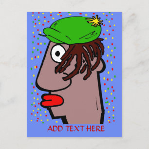 Rasta Man Briefkaart