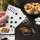 Rasta Man Jamaicaans Pokerkaarten (Insitu)