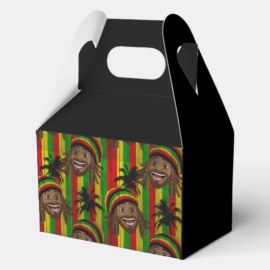 Rasta Man Thank You Birthday or Wedding Bedankdoosjes (Achterkant)