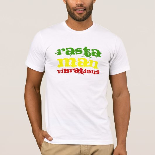 Rasta Man trillingen T-shirt (Voorkant)