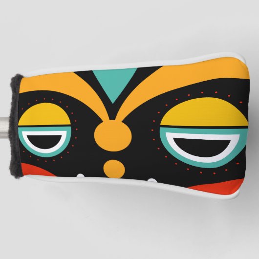 Rasta Mask Golfheadcover (Voorkant)