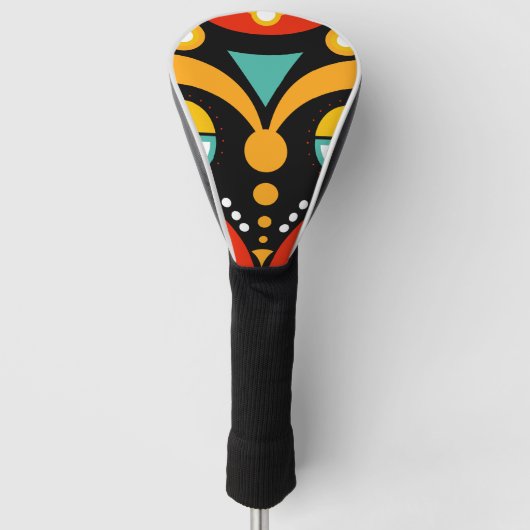 Rasta Mask Golfheadcover (Voorkant)
