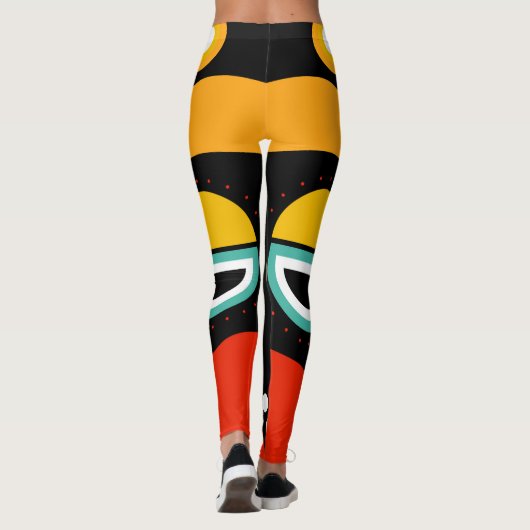 Rasta Mask Leggings (Achterkant)