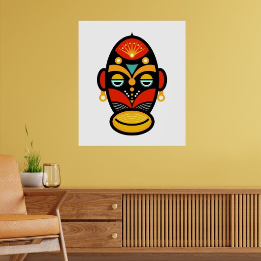 Rasta Mask Poster (Woonkamer 2)