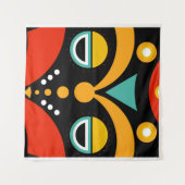 Rasta Mask Wandkleed (Voorkant (horizontaal))