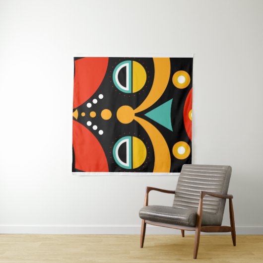 Rasta Mask Wandkleed (In Situ (horizontaal))