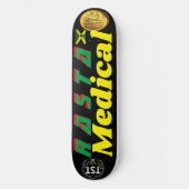 RASTA MEDICAL 8 1/2" Skateboard Deck (Voorkant)