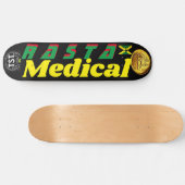 RASTA MEDICAL 8 1/2" Skateboard Dek (Horizontaal)