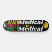 RASTA MEDICAL JMT 7 3/4" Skateboard Deck (Horizontaal)