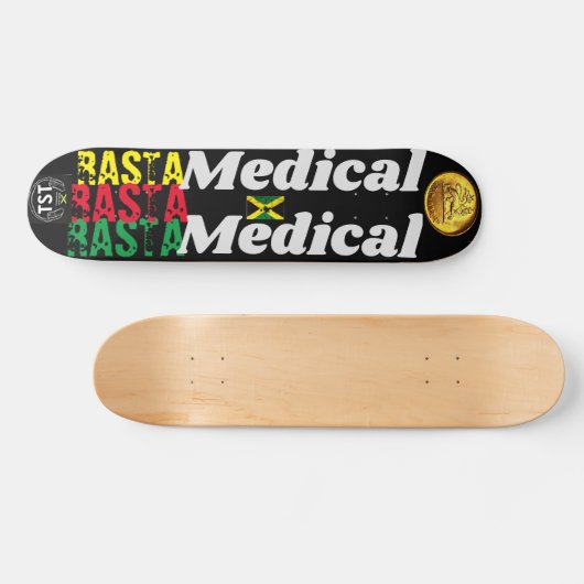 RASTA MEDICAL JMT 7 3/4" Skateboard Deck (Horizontaal)