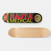 RASTA MEDISCH skateboard, 7 ¾-inch deck Persoonlijk Skateboard (Horizontaal)