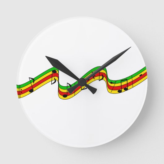 Rasta Music-staf Ronde Klok (Voorkant)