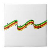 Rasta Music-staf Tegeltje (Voorkant)