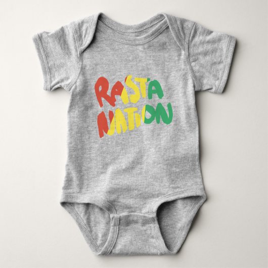 rasta natiereggae graffiti vlag romper (Voorkant)