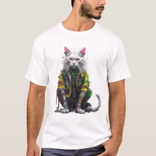 Rasta Neon Cat T-shirt