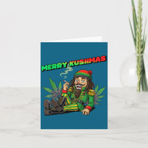 Rasta Notenkraker Fijne Kushma's Kerstmis Kaart