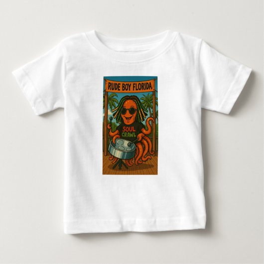 Rasta Octopus T-Shirt (Voorkant)