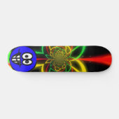 Rasta Oddball-kleuren Skateboard (Horizontaal)