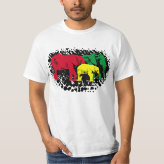 Rasta olifant vuil T T-shirt