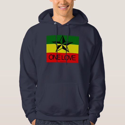 Rasta One Love Sweatshirt Hoodie (Voorkant)