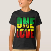 RASTA ONE LOVE T-SHIRT (Voorkant)