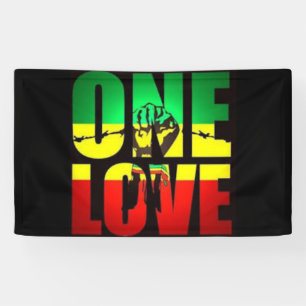 Rasta One Love T-Shirt Briefkaart Coffee Mok Napki Spandoek
