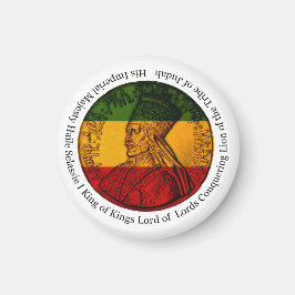 Rasta Overwinnende Leeuw van Juda Zijne Majesteit Magneet