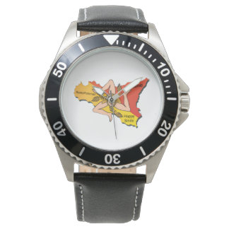 Rasta paalman gelukkige glimlach tijd horloge