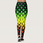 Rasta-patroon Leggings (Achterkant)