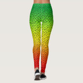 Rasta-patroon Leggings (Achterkant)