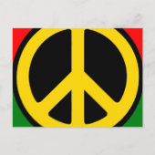 Rasta Peace Briefkaart (Voorkant)